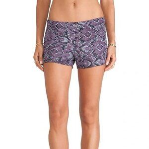 Michael Lauren Jude Shorts XS Purple Tribal Print NWT Soft Boho Lounge Casual